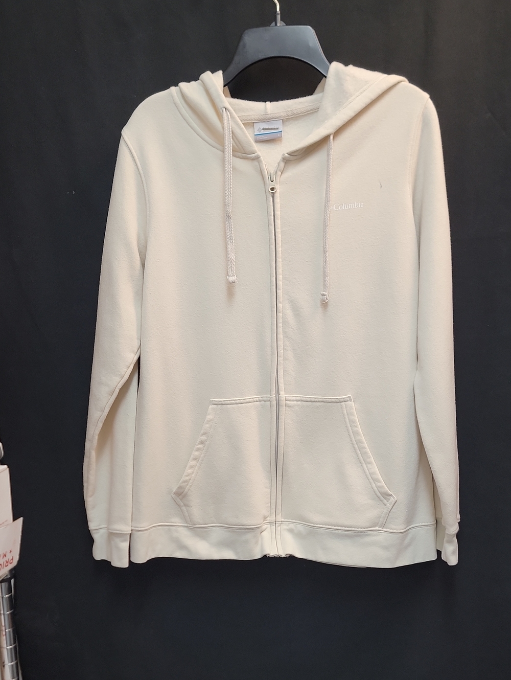 Columbia Women's Cream Zip-Up Hoodie Jacket